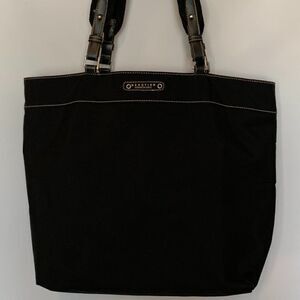 Kenneth Cole Reaction Large Black Canvas Tote